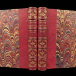Idylles of Theocritus – 1796 | Beautiful Morocco, 19 Engravings | French 2vol