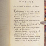 Idylles of Theocritus – 1796 | Beautiful Morocco, 19 Engravings | French 2vol