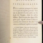 Idylles of Theocritus – 1796 | Beautiful Morocco, 19 Engravings | French 2vol