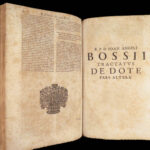 Tractatus de Dote – Giovanni Bossi – 1662 | First edition, Marriage Law Folio