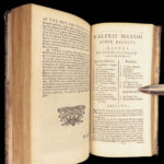 Valerii Maximi Dictorum et Factorum – Valerius Maximus – 1626 | Latin Miniature
