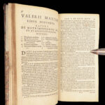 Valerii Maximi Dictorum et Factorum – Valerius Maximus – 1626 | Latin Miniature