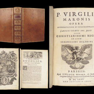 Works of Virgil – 1675 | Aeneid Bucolics Georgics | P. Virgilii Maronis Opera