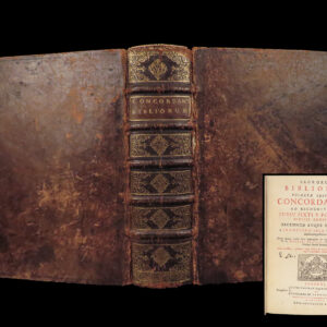 Sacrorum Bibliorum – Franciscus Lucas – 1726 | Latin Bible Concordance