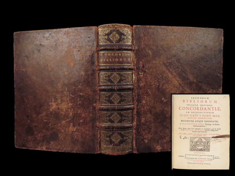 Image of Sacrorum Bibliorum – Franciscus Lucas – 1726 | Latin Bible Concordance