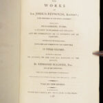 Works of Sir Joshua Reynolds – 1798 | Art of Painting, Journey to Flanders, 3vol