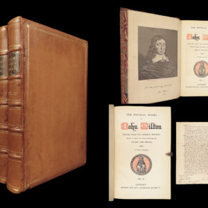 The Poetical Works of John Milton – John Milton – 1851 | Mitford, 2 Volumes