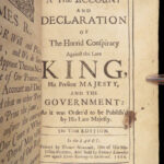 Horrid Conspiracy Against the King Charles II – Thomas Sprat – 1686 | Rye House Plot