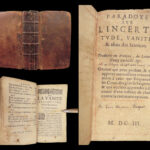 1603 – Paradoxe sur l’incertitude – Henri Agrippa | Occult Philosophy