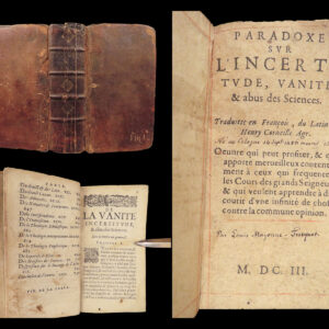 1603 – Paradoxe sur l'incertitude – Henri Agrippa | Occult Philosophy