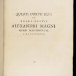 De Rebus Gestis Alexandri Magni – Quintus Curtius Rufus – 1724 | 2 vol Latin, Maps