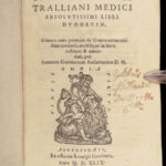 Alexandri Tralliani medici – Alexander of Tralles – 1549 | 6th-century Byzantine Medicine