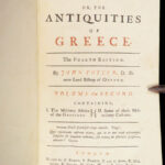Antiquities of Greece – John Potter – 1722 | Illustrated Greek Ruins & Battles