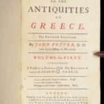 Antiquities of Greece – John Potter – 1722 | Illustrated Greek Ruins & Battles