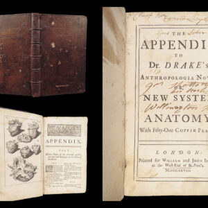 Appendix to Anthropologia nova – James Drake – 1728 | 51 Engravings of Human Anatomy