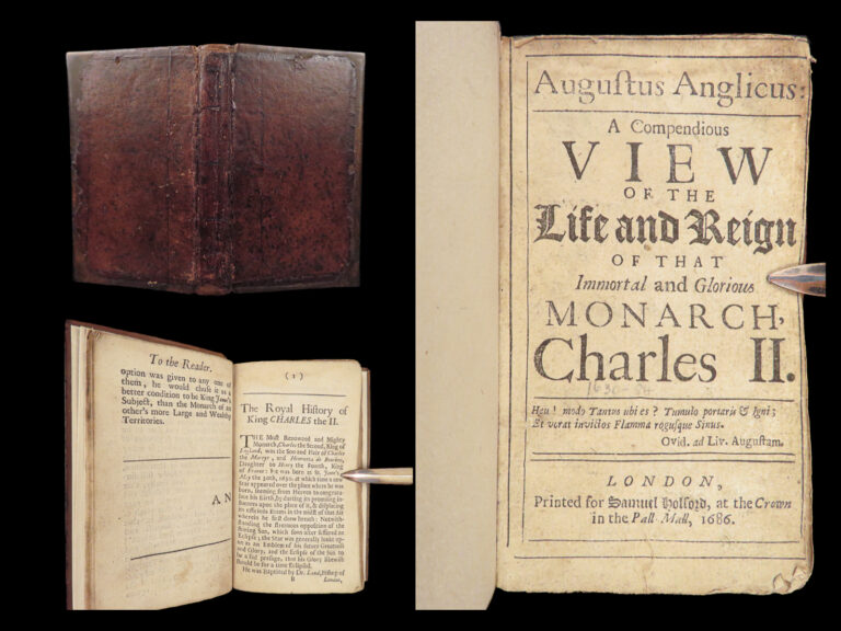 Image of Augustus Anglicus – 1686 | Royalist View of the Life of King Charles II | First Edition
