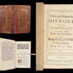 George Barclay Conspiracy Against King William III – Richard Blackmore – 1723 | First Edition