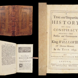 George Barclay Conspiracy Against King William III – Richard Blackmore – 1723 | First Edition
