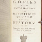 George Barclay Conspiracy Against King William III – Richard Blackmore – 1723 | First Edition