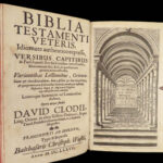 Biblia Testamenti Veteris – David Clodius – 1677 | Hebrew Pentateuch