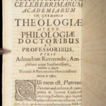Biblia Testamenti Veteris – David Clodius – 1677 | Hebrew Pentateuch