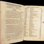 Biblia Testamenti Veteris – David Clodius – 1677 | Hebrew Pentateuch