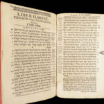Biblia Testamenti Veteris – David Clodius – 1677 | Hebrew Pentateuch