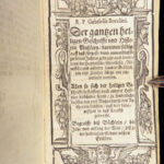 Der gantzen universal historiae Nusskern – Gabriel Bucelin – 1657 | 15 Maps, Vellum Binding
