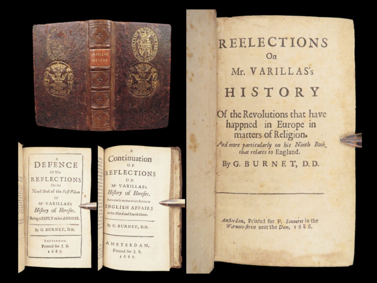 Image of Reflections on Varillas – Gilbert Burnet – 1686 | Writers of Signet Boards