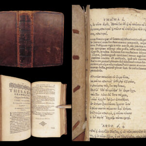 Johann Buxtorf – Thesaurus Grammaticus – 1619| Hebrew & Latin Bible Dictionary