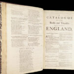 William Camden’s Britannia – 1695 | First edition, 50 Maps & Ancient Coins