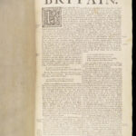 William Camden’s Britannia – 1695 | First edition, 50 Maps & Ancient Coins