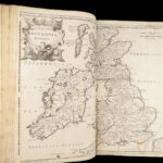 William Camden’s Britannia – 1695 | First edition, 50 Maps & Ancient Coins
