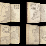 William Camden’s Britannia – 1695 | First edition, 50 Maps & Ancient Coins