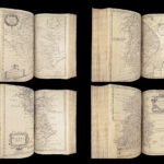 William Camden’s Britannia – 1695 | First edition, 50 Maps & Ancient Coins