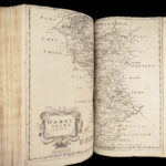 William Camden’s Britannia – 1695 | First edition, 50 Maps & Ancient Coins