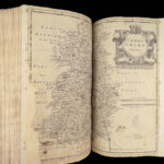 William Camden’s Britannia – 1695 | First edition, 50 Maps & Ancient Coins