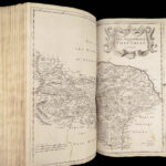 William Camden’s Britannia – 1695 | First edition, 50 Maps & Ancient Coins