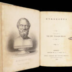 Cicero, Virgil, Herodotus – English Translation – (1830–1833) | Fine Binding, 8 Vol Set