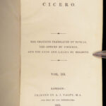 Cicero, Virgil, Herodotus – English Translation – (1830–1833) | Fine Binding, 8 Vol Set