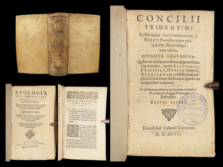 Image of Anti-Council of Trent & Calvinism Apologia – Tuppio & Genillet – 1597/1588 | Geneva