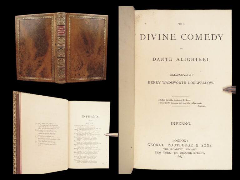 Image of Inferno – Dante Alighieri; Henry Wadsworth Longfellow – 1867 | First UK Edition