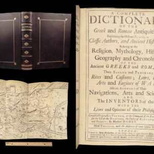 Dictionary of the Greek and Roman Antiquities – Pierre Danet – 1700 | Folding Maps
