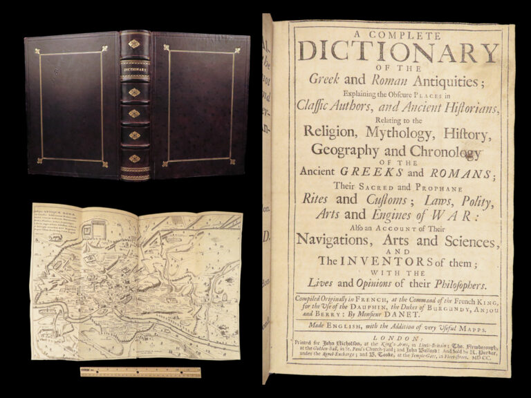 Image of Dictionary of the Greek and Roman Antiquities – Pierre Danet – 1700 | Folding Maps