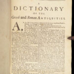 Dictionary of the Greek and Roman Antiquities – Pierre Danet – 1700 | Folding Maps