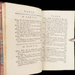 Don Quichotte – Cervantes – 1773 | Illustrated French 6v with New Ending