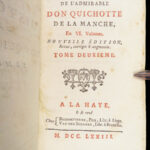 Don Quichotte – Cervantes – 1773 | Illustrated French 6v with New Ending