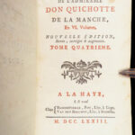 Don Quichotte – Cervantes – 1773 | Illustrated French 6v with New Ending