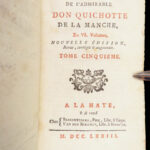 Don Quichotte – Cervantes – 1773 | Illustrated French 6v with New Ending
