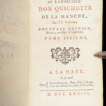 Don Quichotte – Cervantes – 1773 | Illustrated French 6v with New Ending